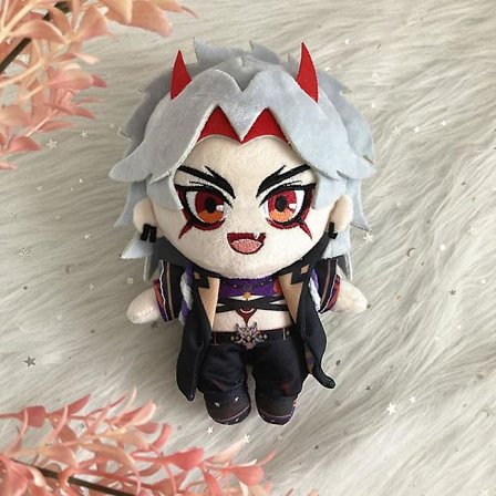 Genshin Impact Arataki Itto plysjdukkeputer 20cm søte cosplay tegneserie rekvisitter tilbehør