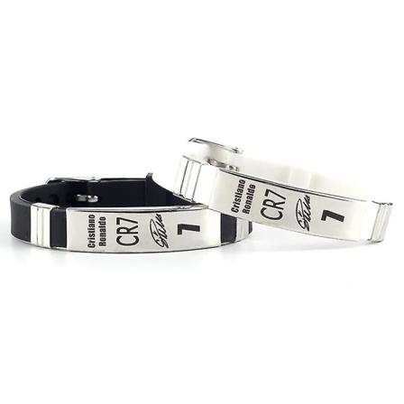 2st/lot Fotbollsarmband Cr7 Cristinao Ronaldo Armband Silikon