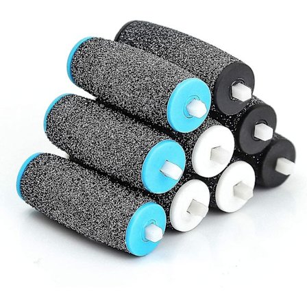 [9 Pakke] Scholl Velvet Smooth Pedi Udskiftningshoveder Refills, 3 Typer