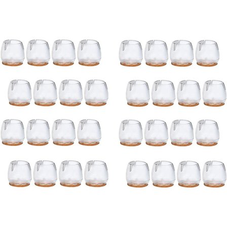 32 st silikonkuddar för möbler stolar stolsbensöverdrag