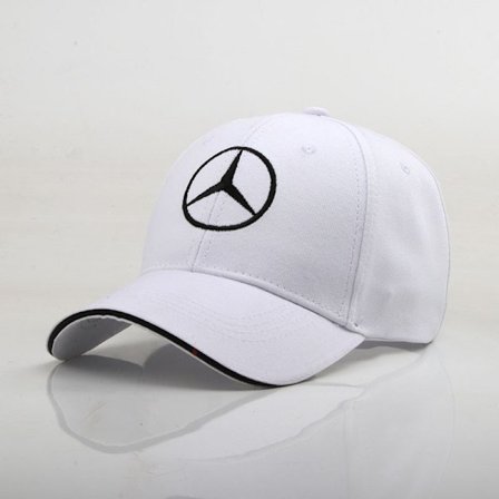 Benz original baseball cap, unisex, hvit