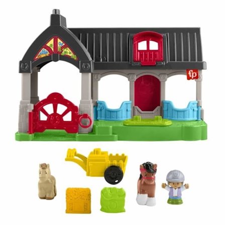 FISHER-PRICE Little People-The Merry Horses-stall med 6 element - Fisher-Price - HWR84