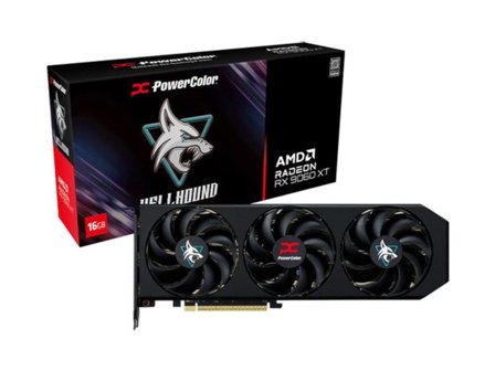 POWERCOLOR Hellhound AMD Radeon RX 9060 XT Skjermkort, PCI Express 5.0, 16GB GDDR6