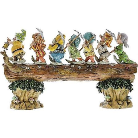 Traditioner De sju dvärgarna återvänder hartsfigur 20 cm