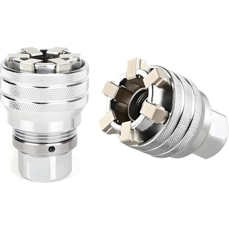 1 st Justerbar Universal Hylsnyckel, Manuell Hylsnyckel, Multifunktionell Hylsa, 10mm-19mm Universalhylsor Verktyg för Borrmaskin