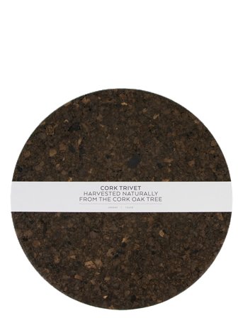 Liga Smoked Rund Bordskåner, Ø30 Cm - Black - Ø 30 CM