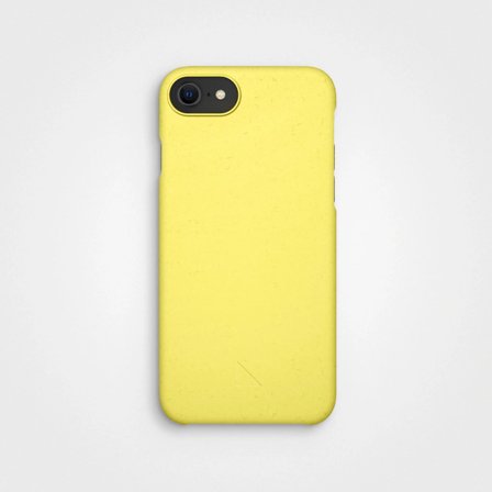 No Plastic Mobile Case Yellow Neon, 100% Circular | agood company, iPhone 6 7 8 SE