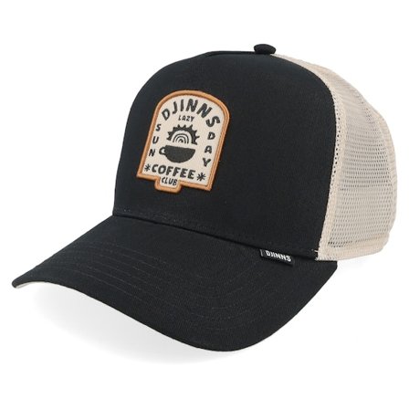 Primitive Apparel - Schwarz trucker Cap - Hft Cap Lazy Sunday Black/Khaki A-Frame Trucker @ Hatstore