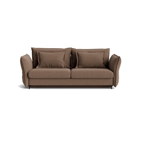 Catania 3 personers sovesofa - Nordic Brun - 256,3x115x101 - Sofa, sovesofa