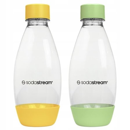 Sodastream Fuse 0,5l 2-pack gröna/gula flaskor
