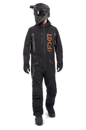 Haalari FXR Heliulite Musta/Asfaltti/Kupari S