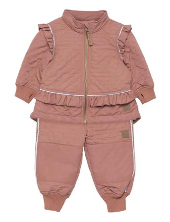 Thermal+ Girls Set Outerwear Thermo Outerwear Thermo Sets Lyserød Mikk-Line