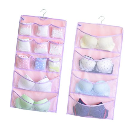 Hængende undertøjsorganisator garderobeskab opbevaringspose nem at bruge til undertøj