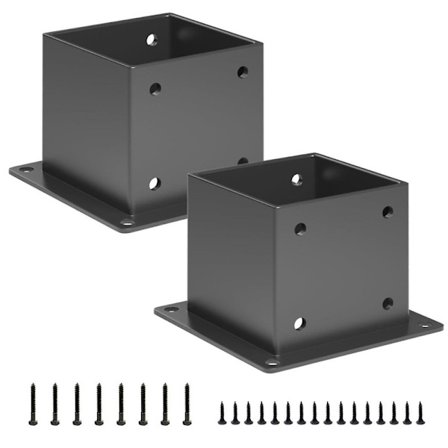 2 kpl Pergola Tolppajalka Tukeva Tolppakiinnike Puutolpan Tuki Sarja 4 tuuman x 4 tuuman huvimaja terassille R