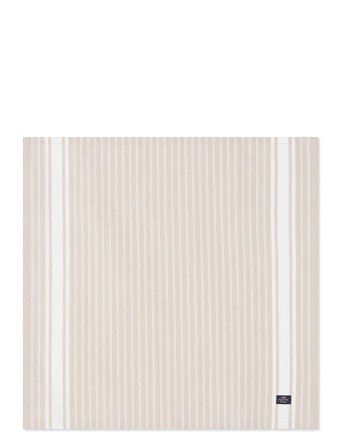 Lexington Home Icons Striped Org Cotton Oxford Napkin - Beige - 50X50