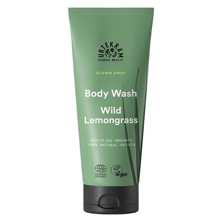 Urtekram Nordic Beauty Blown Away Wild Lemongrass Body Wash, 200 ml