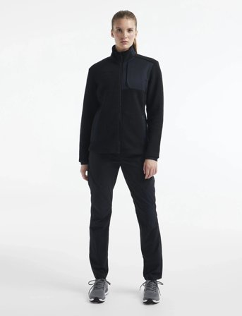 Craft Adv Explore Pile Fleece Jacket W - Black - S