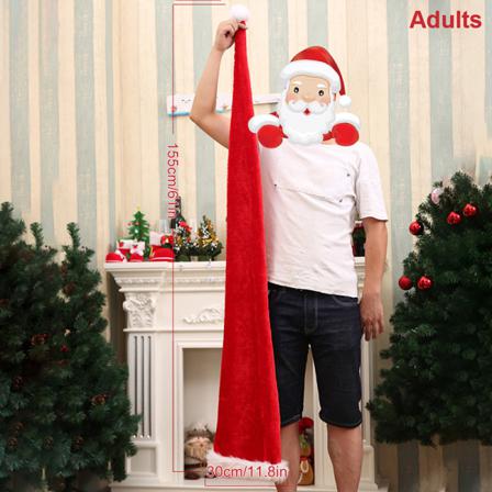 Lång Julhatt Jultomten Cap Nytt År God Jul Hom