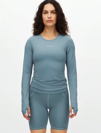 Röhnisch Jacquard Ls Top - Blue - M