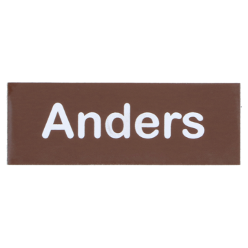 Navneskilt magnet - eget navn