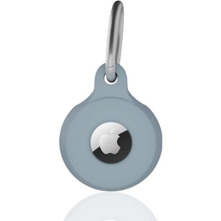 AirTag-kotelo avaimenperällä, turvallinen AirTag-pidike, naarmuuntumaton silikoninen suojakotelo avaimenperällä avaimille, koiranpannalle, 