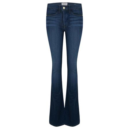 Frame, Le High Flare Verona paw jeans Blauw, Dames, Maat:W30