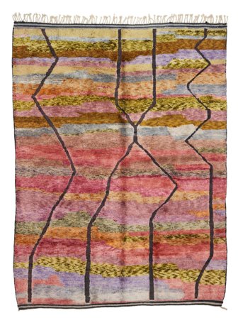 Grande Berber Moroccan - Mid Atlas 246X323 Lã, Tapete