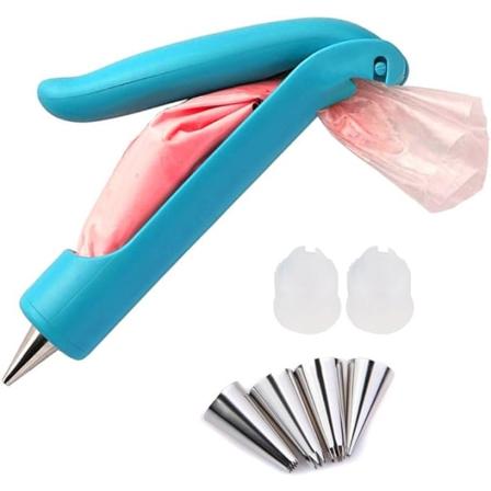 Pastry DIY Tårtdekoreringspenna Glasyr Piping Tips Munstycken Väska Sockerhantverk Fo