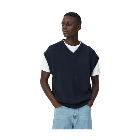 Les Deux Florent Slipover Blå, Herre Veste