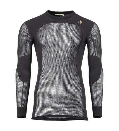 Aclima WoolNet Crewneck Shirt Man Jet Black