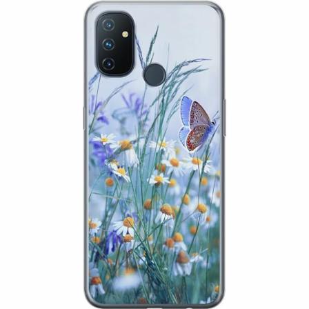 Oneplus Nord N100 Genomskinligt Skal Blommor