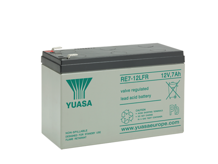 Yuasa RE7-12LFR Batteri 12V, 7 Ah, Elfördelning & strömförsörjning