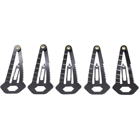 Multiverktøy taktisk hårnål - Kvinners universelle overlevelsesverktøypakke (5 stk)