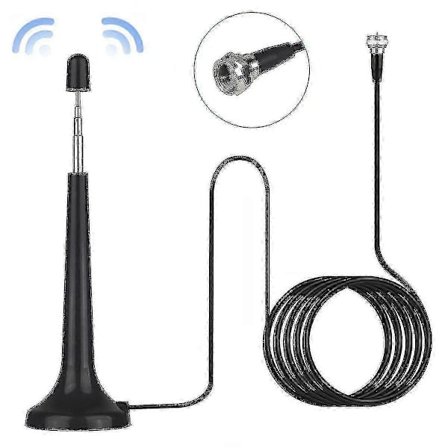 Sisäkäyttöön tarkoitettu FM-radioantenni Hifi-järjestelmälle, viritinvahvistimelle, kotiteatterille ja -vastaanottimelle