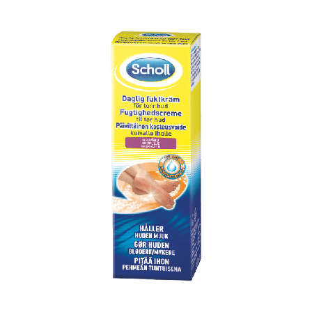 Scholl Fuktkräm för torr hud, 75 ml Fot Dam ONESIZE