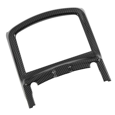 Bilstomme ABS Fiber Interiör Cup Frame Cover Trim för Charger 2015-2020