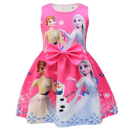 Girls Cosplay Dress Bowknot Dress Christmas Halloween Party 130cm