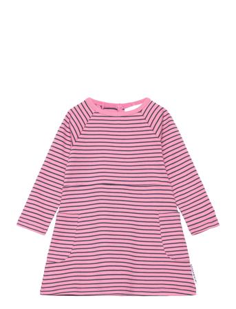 Pocket Dress Dresses & Skirts Dresses Casual Dresses Long-sleeved Casual Dresses Rosa Geggamoja*Betinget Tilbud