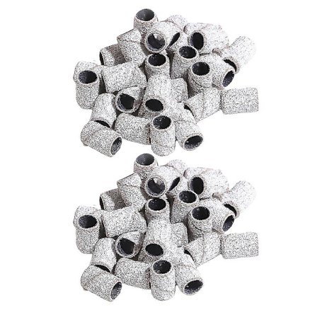 100 stk. neglebånd for sliping og pussing, profesjonell slipehylse (hvit 120#)