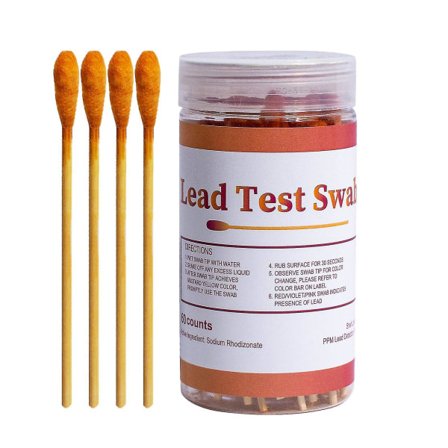 Bly Test Kit 30 Testpinde Hurtigtest Kit for Bly til Alle Malede Overflader Keramiske Fliser Metal Træ Hurtigtest