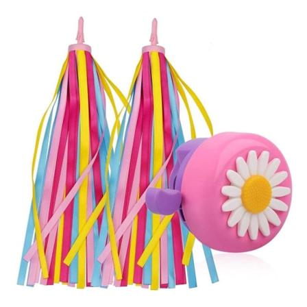 Barnesykkeltilbehør 1 stk sykkelklokke Solsikkeformet sykkelklokke