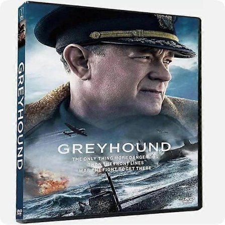 Greyhound DVD (2020) - Andre verdenskrig - Tom Hanks Bokssett - engelsk versjon