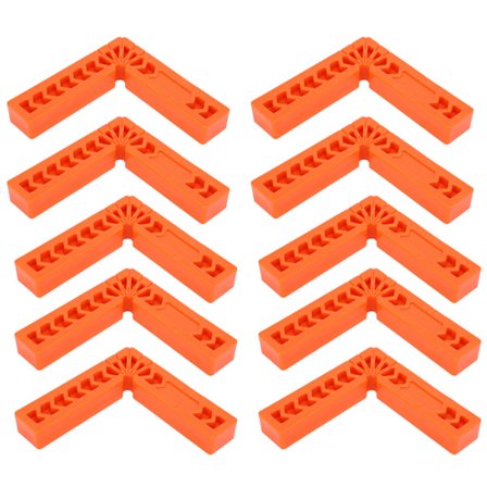 10 stk. 90 graders retvinkel hjælpepositioner træbearbejdningsværktøj firkantet vinkel linealholder