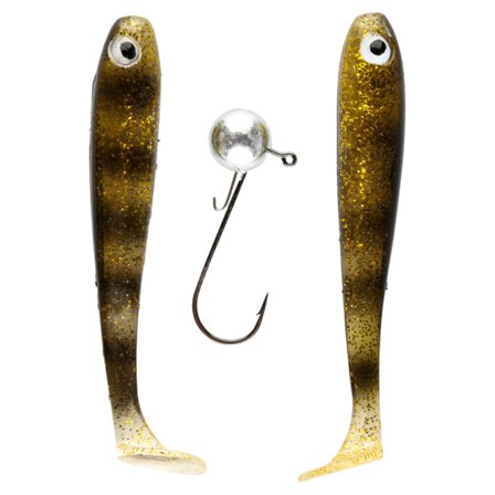 IFISH The Demon Shad 10cm, 2pcs inc. Jighead - SPDR