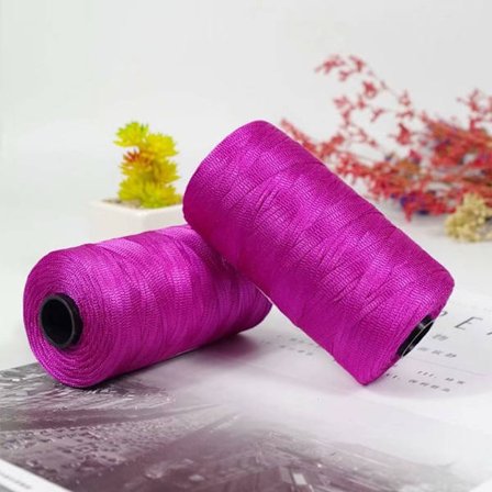 Silketråd flettet hæklegarn 2 2