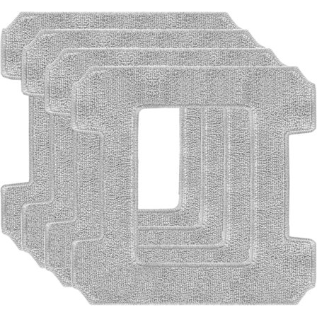 Moppityyny Moppiliina, Yhteensopiva Ecovacs WINBOT W1/W1 Pro Ikkunanpesurobotin Vaihtotarvikkeiden kanssa (4 kpl)