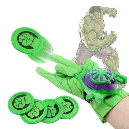 Hulk/captain America/iron Man/batman/spiderman Handskesendersæt Børn Superhelte Cosplay Supplies Webshooter Launcher Web Slinger Rolleleg Legetøj