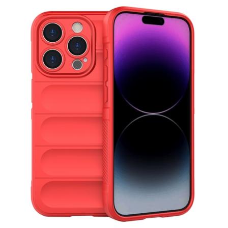 SKALO iPhone 15 Pro Max Rugged Bumpers TPU-suojakuori Red