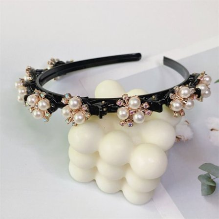 Perleblomster Hårnåle Rhinestones Hårbånd Clips 3 3
