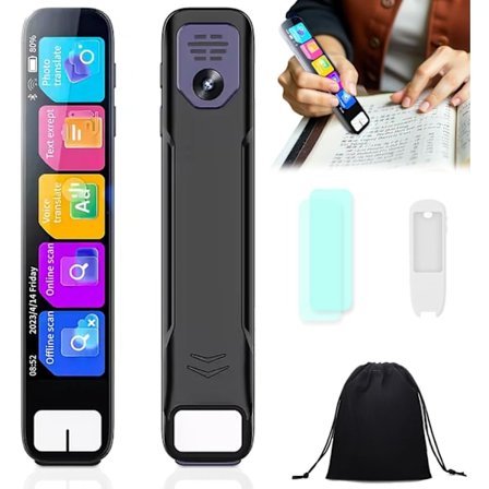 2025 Seneste Model Ai Pennescanner, ScanSense Ai Smart Pen, Scan Sense Pen, Offline Oversættelse i 60+ Sprog, Få Realtidsforklaringer